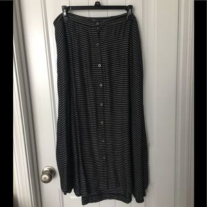 Button Up Maxi Skirt